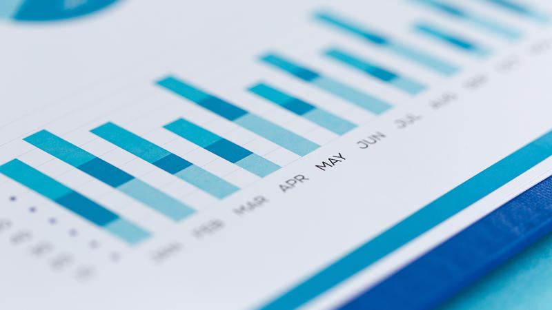 image of a report with bar chart